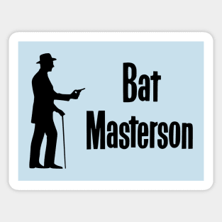 Bat Masterson - Logo - 50s/60s Tv Western Sticker